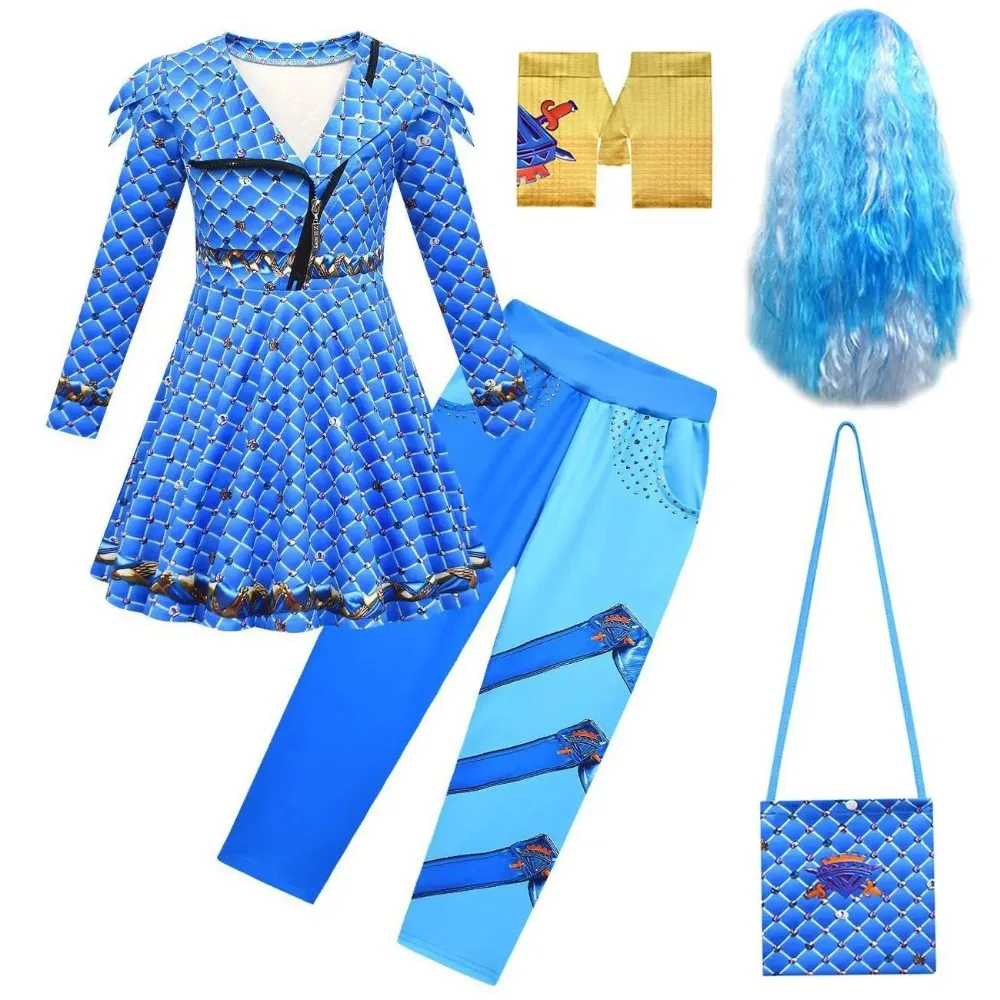 D-Descendants 4 Princess Blue Cosplay Costume Cinderella Chloe Dress Up The Queen of Hearts Bridget Pink Halloween Clothing Set
D-Descendants 4 Princess Blue Cosplay Costume Cinderella Chloe Dress Up The Queen of Hearts Bridget Pink Halloween Clothing Set