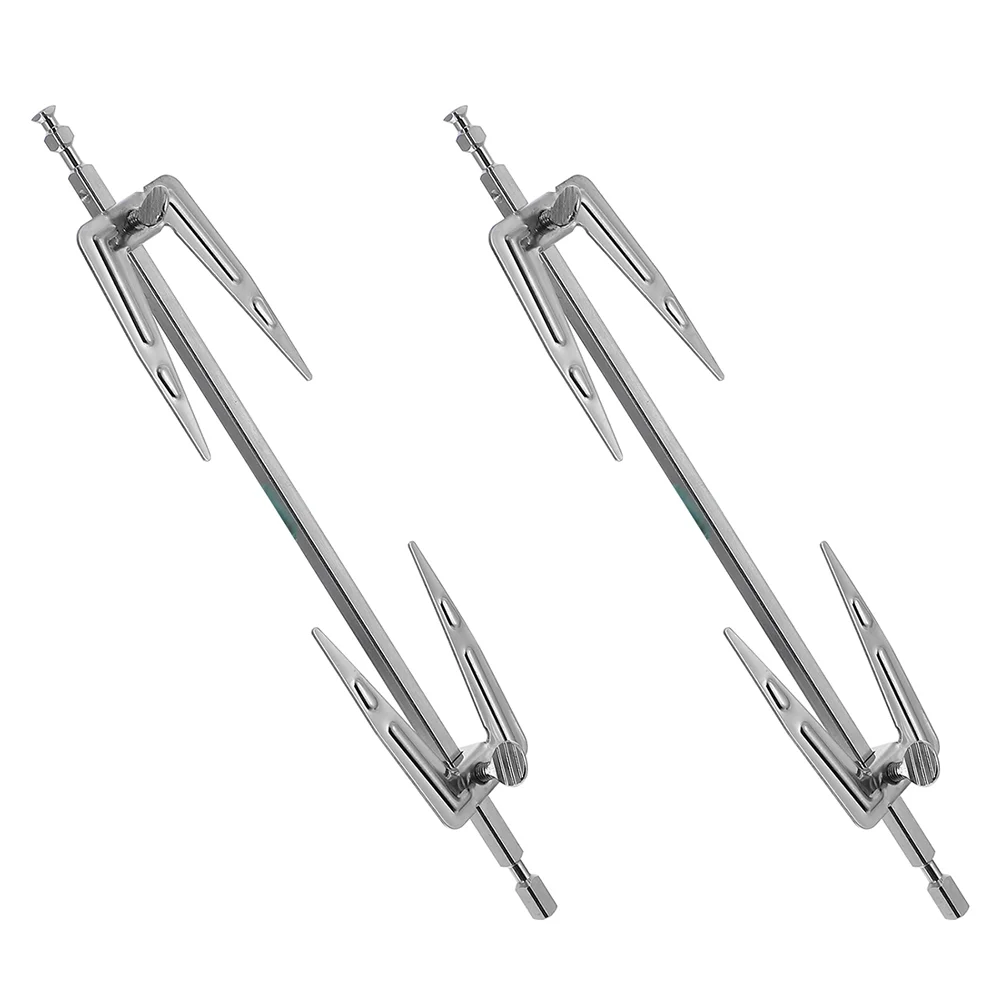 2 Pcs Grilling Fork Assembly Rotisserie Food Forks Meat Kitchen Gadget Stainless Steel Fish Grilled Frying Pans
2 Pcs Grilling Fork Assembly Rotisserie Food Forks Meat Kitchen Gadget Stainless Steel Fish Grilled Frying Pans