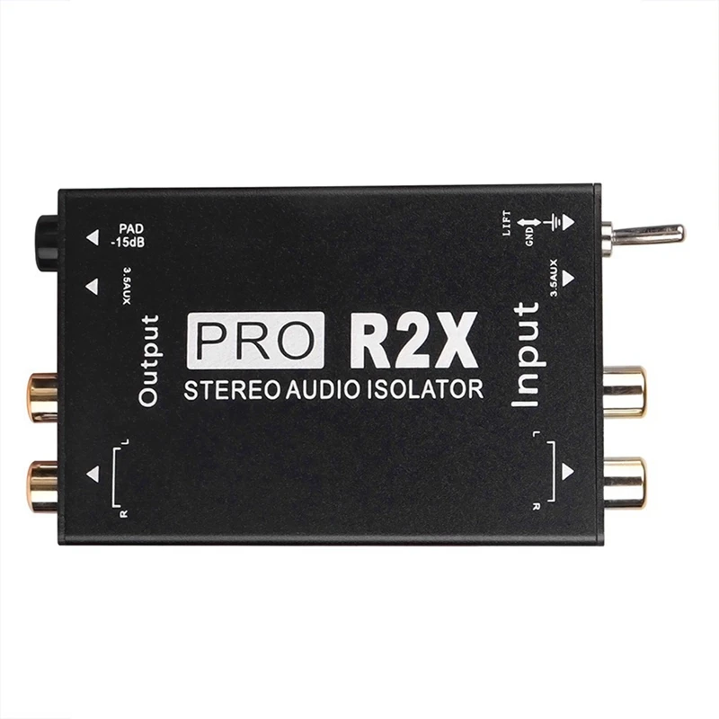 3.5MM+RCA Audio Isolator Audio Current Acoustic Isolator Audio Noise Eliminator Common Ground Isolator Automobile 
3.5MM+RCA Audio Isolator Audio Current Acoustic Isolator Audio Noise Eliminator Common Ground Isolator Automobile