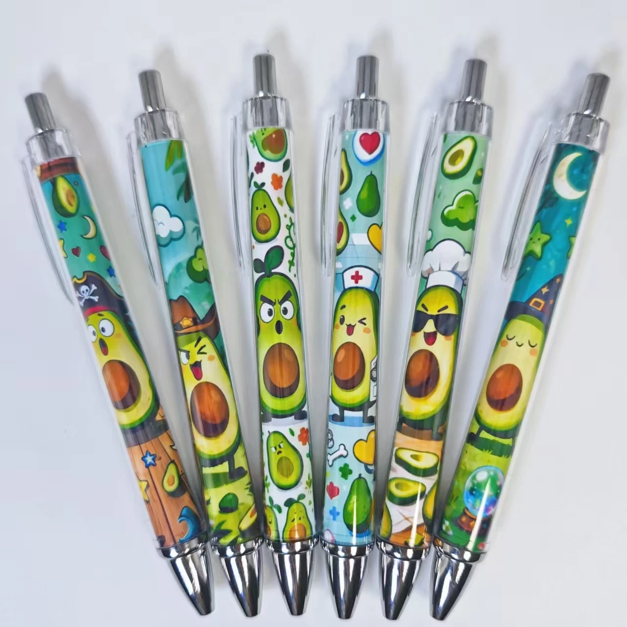 7Pcs/14Pcs Avocado-Themed Retractable Pens Creative Avocado Ballpoint Pens Back-To-School Season Student Writing Gift Pens
7Pcs/14Pcs Avocado-Themed Retractable Pens Creative Avocado Ballpoint Pens Back-To-School Season Student Writing Gift Pens
