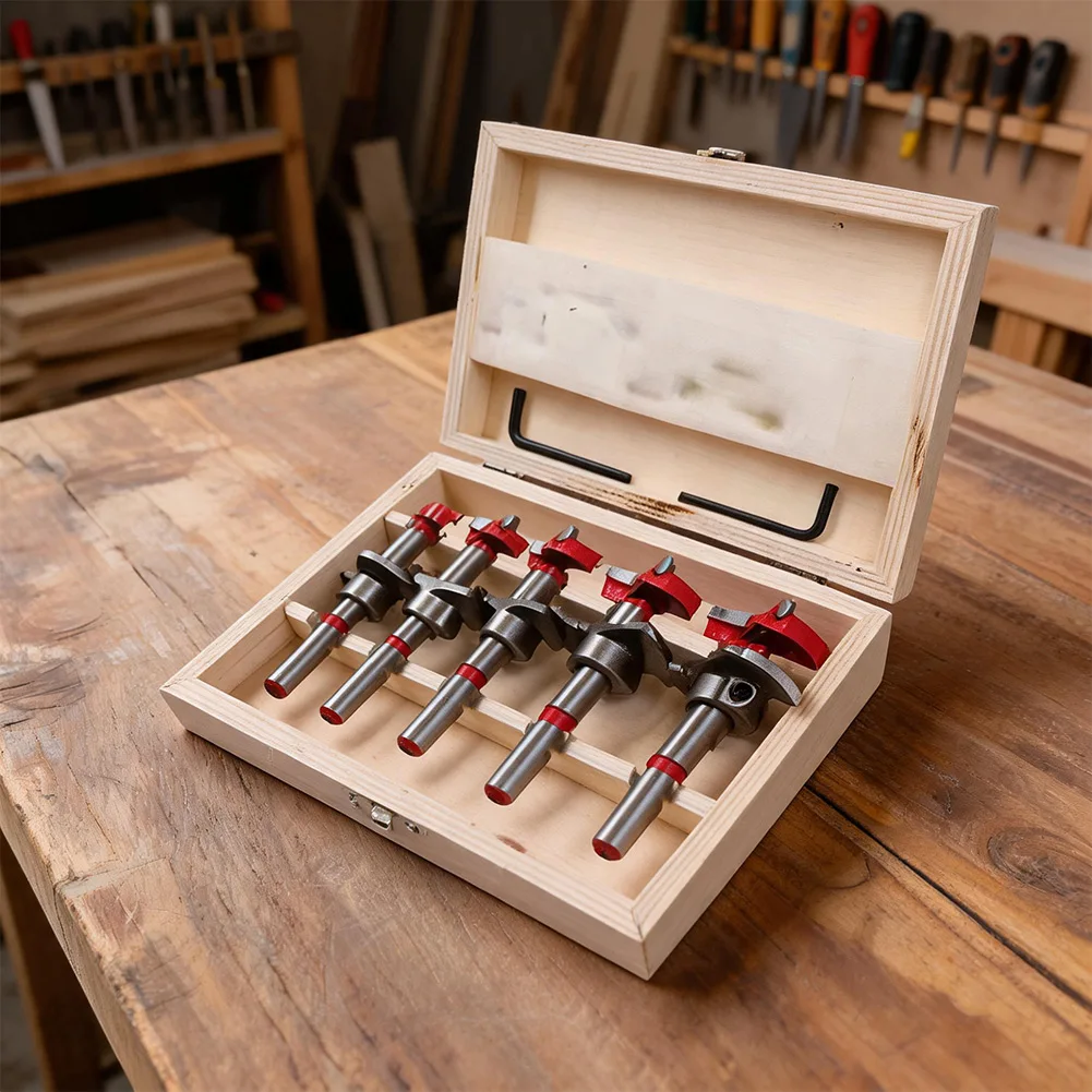 Hinge Hole Opener Boring Drill Bit Kit Dowel Drill Wood Drill Set Woodworking Drilling Hole For Power Tools
Hinge Hole Opener Boring Drill Bit Kit Dowel Drill Wood Drill Set Woodworking Drilling Hole For Power Tools