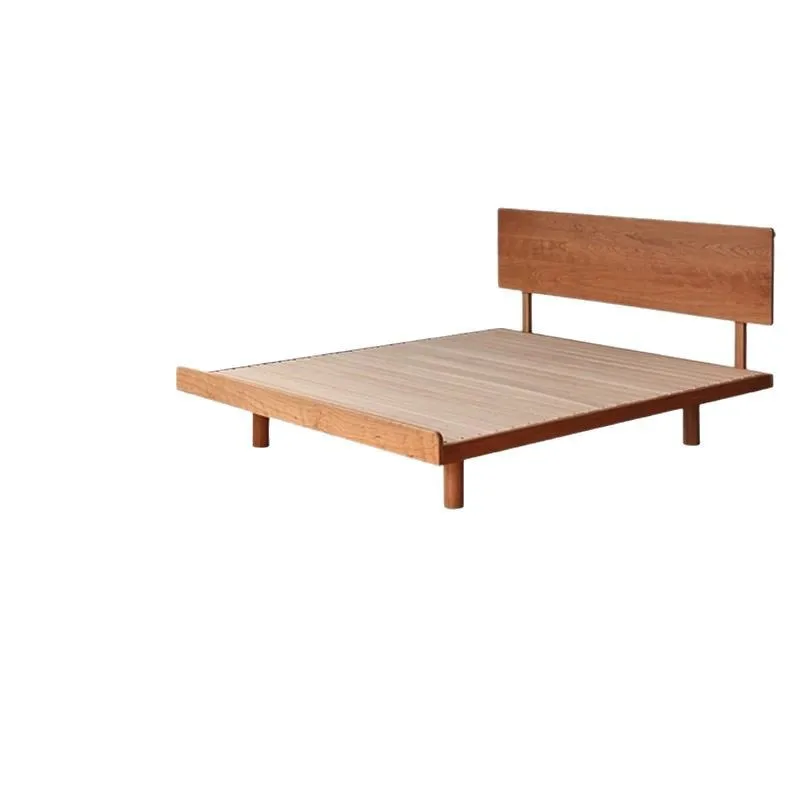 Japanese-style solid wood bed, cherry wood 1.8 meters, master bedroom simple double bed 1.5 small single bed
Japanese-style solid wood bed, cherry wood 1.8 meters, master bedroom simple double bed 1.5 small single bed