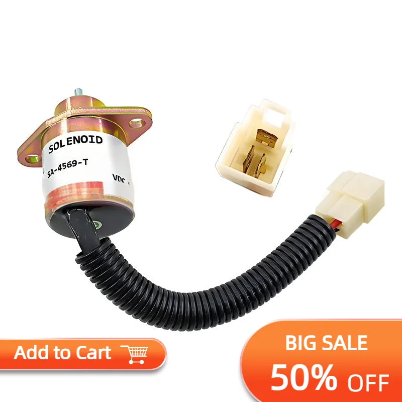 It Is Suitable for Excavator Kubota Flameout Solenoid Valve Electromagnet SA-4569-T 1503ES-12A5UC5S Flameout Switch Spare Parts
It Is Suitable for Excavator Kubota Flameout Solenoid Valve Electromagnet SA-4569-T 1503ES-12A5UC5S Flameout Switch Spare Parts