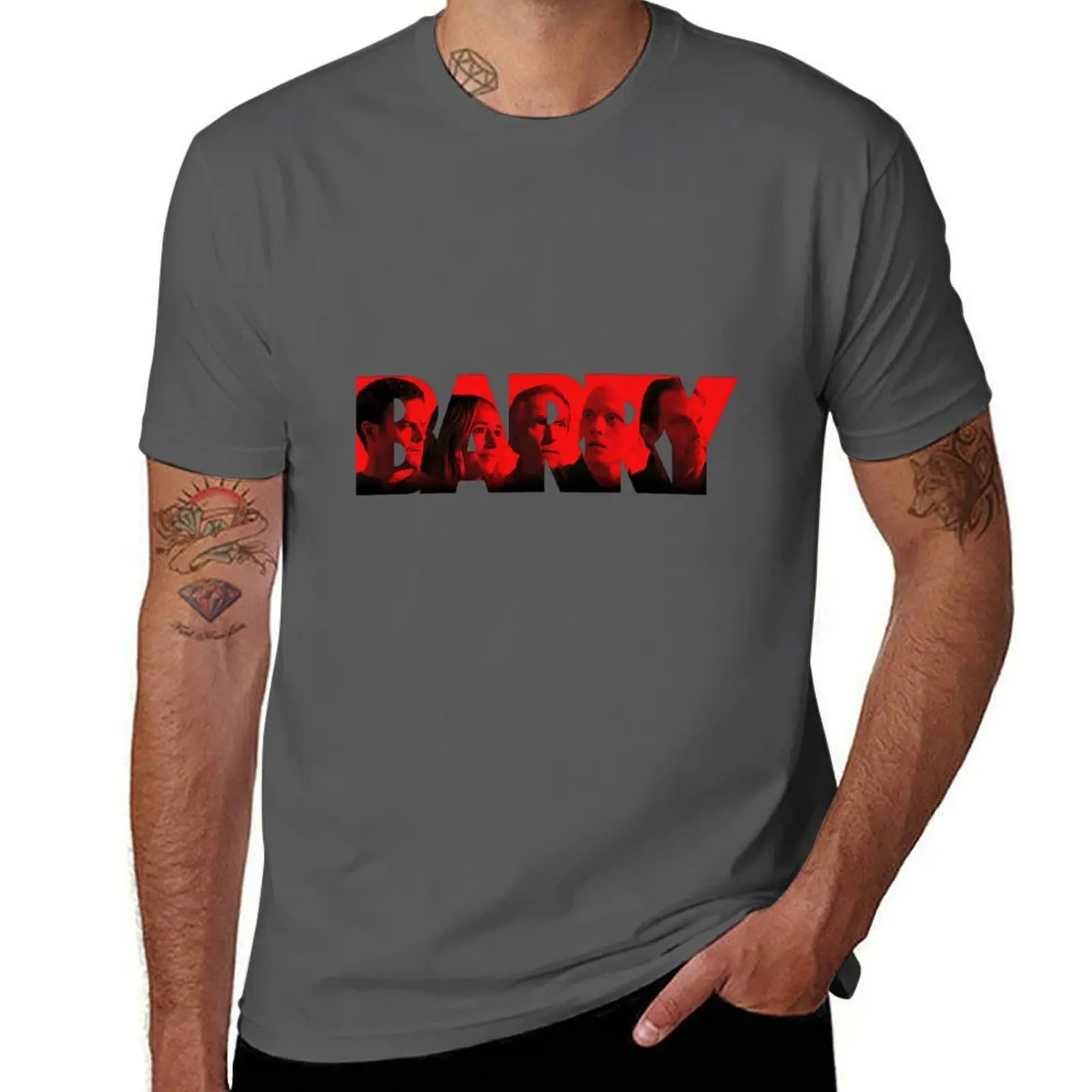 Barry Tv Series T-Shirt Simple Solid Color Crew Neck Tee
Barry Tv Series T-Shirt Simple Solid Color Crew Neck Tee