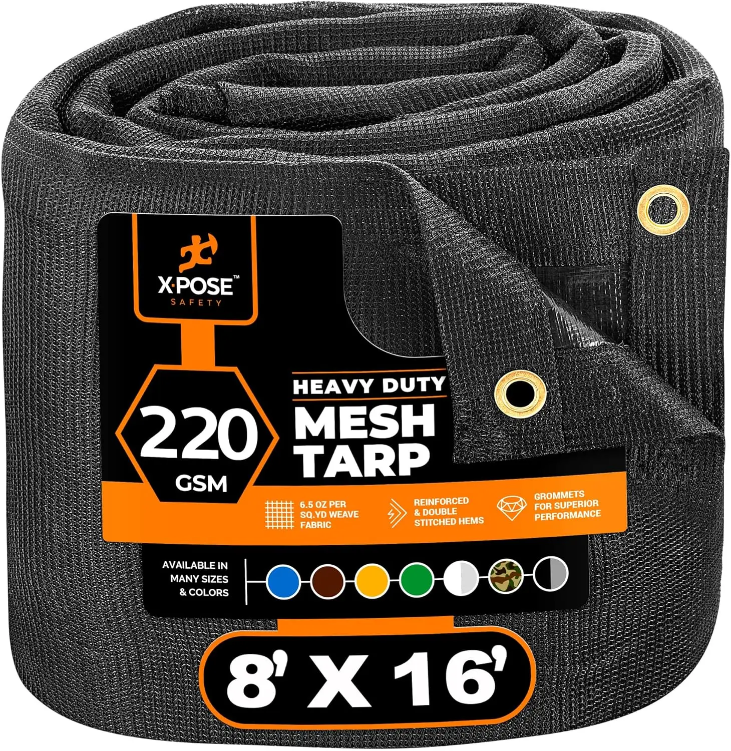 Heavy Duty Mesh Tarp – 8' x 16' Multipurpose Black Cover with Air Flow, Weather & Tear Resistant
Heavy Duty Mesh Tarp – 8' x 16' Multipurpose Black Cover with Air Flow, Weather & Tear Resistant