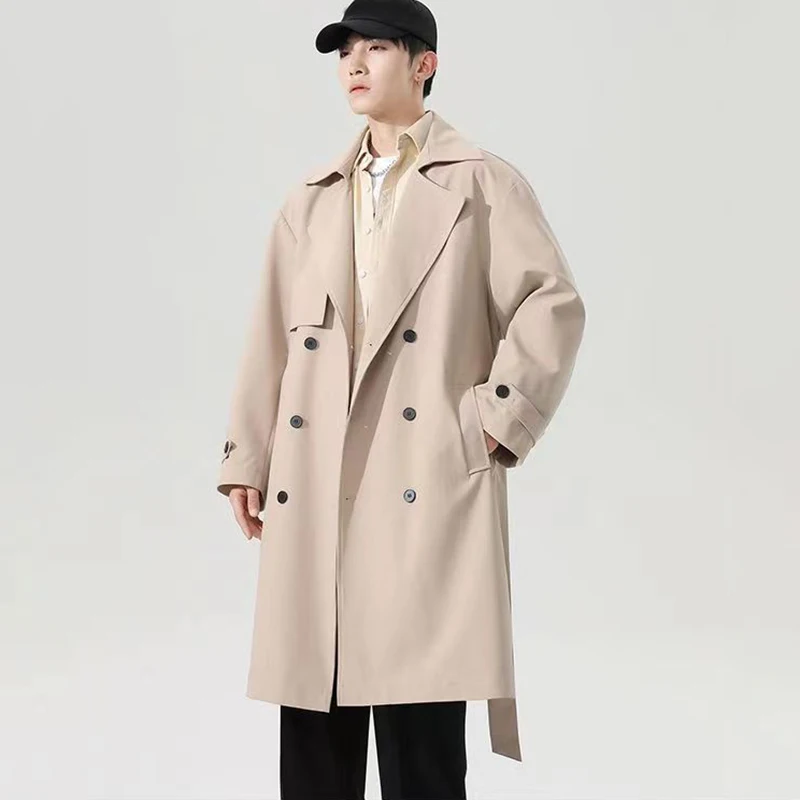 Autumn Men's Jacket Windbreaker Trenchcoat Coats Korean Style Solid Color Long Overcoat Men Business Casual Windbreaker Jacket
Autumn Men's Jacket Windbreaker Trenchcoat Coats Korean Style Solid Color Long Overcoat Men Business Casual Windbreaker Jacket