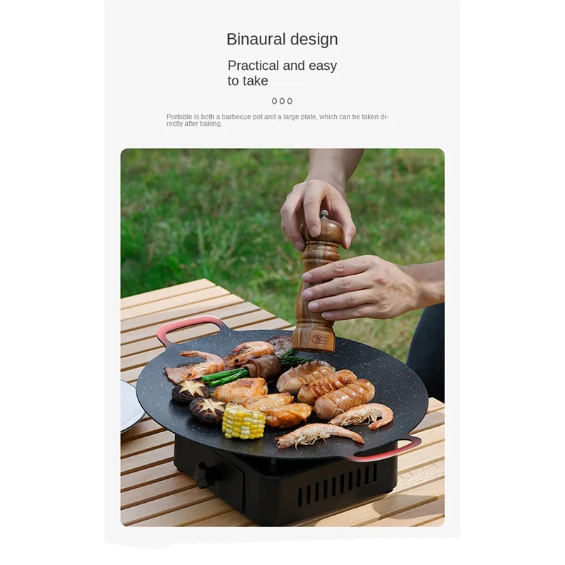 ELOS-38Cm Outdoor Camping Grill Plate Korean Barbecue Plate Barbecue Meat Pot Barbecue Plate Frying Plate
ELOS-38Cm Outdoor Camping Grill Plate Korean Barbecue Plate Barbecue Meat Pot Barbecue Plate Frying Plate