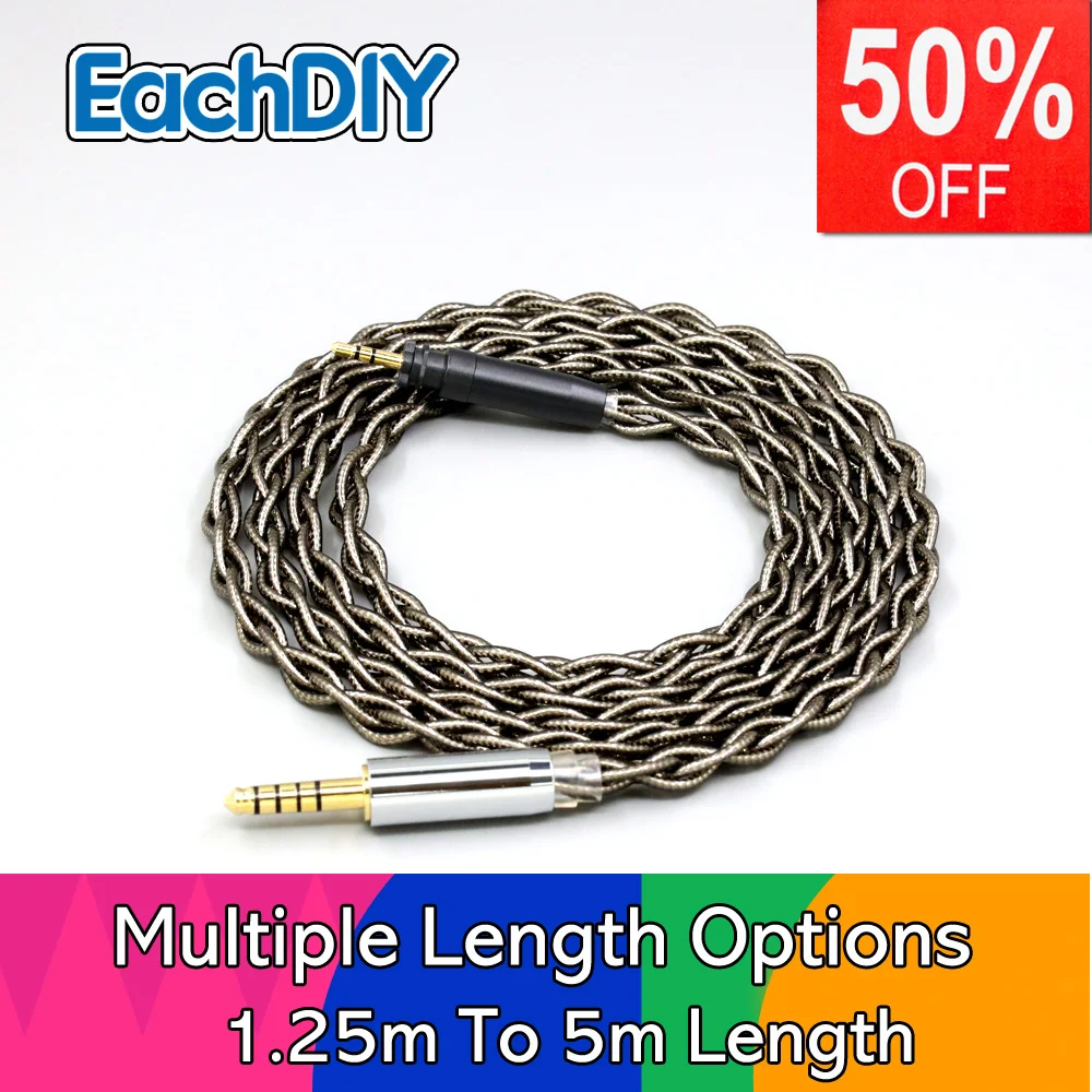 99% Pure Silver Palladium + Graphene Gold Earphone Shield Cable For Shure SRH440A SRH840A Headphone LN008475
99% Pure Silver Palladium + Graphene Gold Earphone Shield Cable For Shure SRH440A SRH840A Headphone LN008475