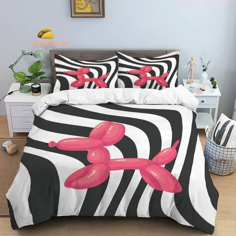 Cute Balloon Dog Sheet Quilt Covers Bedding Dormitory Sheets Three-piece Bedding Set Three-piece Soft Warm Bedding Set
Cute Balloon Dog Sheet Quilt Covers Bedding Dormitory Sheets Three-piece Bedding Set Three-piece Soft Warm Bedding Set
