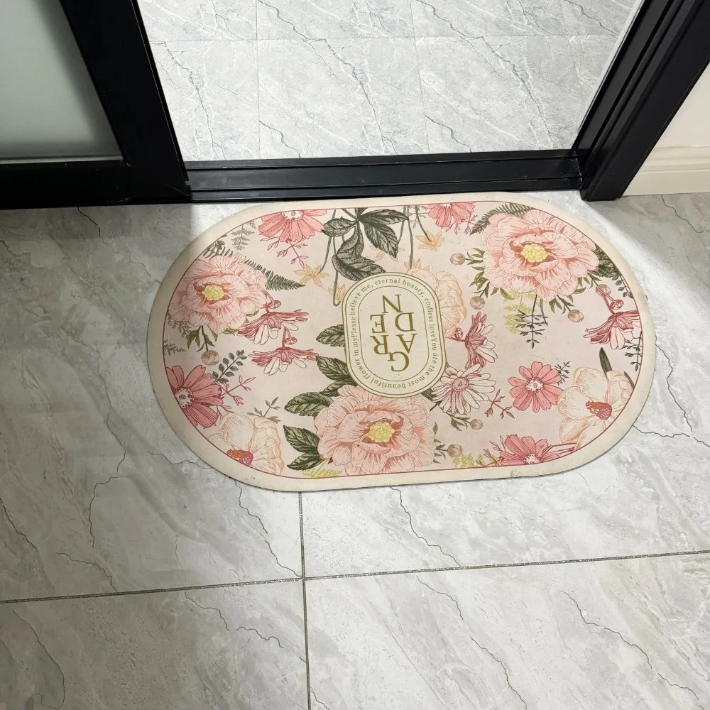 Elegant Bathroom Floor Mat Soft Flower Printing Absorbent Bath Carpet Quick Drying Machine Washable Anti Slip Door Mat
Elegant Bathroom Floor Mat Soft Flower Printing Absorbent Bath Carpet Quick Drying Machine Washable Anti Slip Door Mat