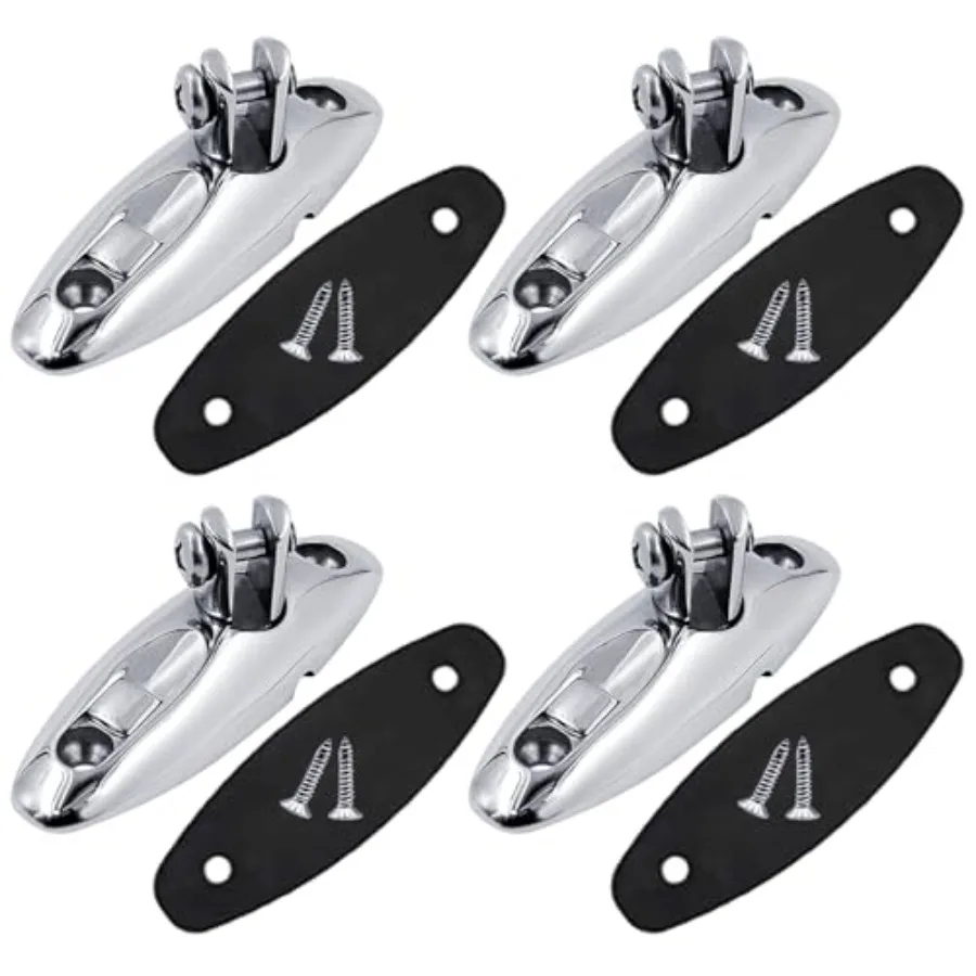 Quick Release Bimini Top Swivel Hinge 316 Stainless Steel Deck Side Mount Marine Hardware with Screws
Quick Release Bimini Top Swivel Hinge 316 Stainless Steel Deck Side Mount Marine Hardware with Screws