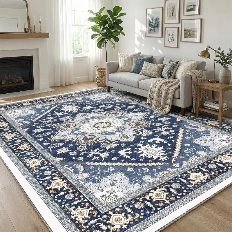 Exquisite European Living Room Carpet Foldable Machine Washable Coffee Table Anti-slip Floor Mat Bedroom Bedside Soft Rug Tapis
Exquisite European Living Room Carpet Foldable Machine Washable Coffee Table Anti-slip Floor Mat Bedroom Bedside Soft Rug Tapis