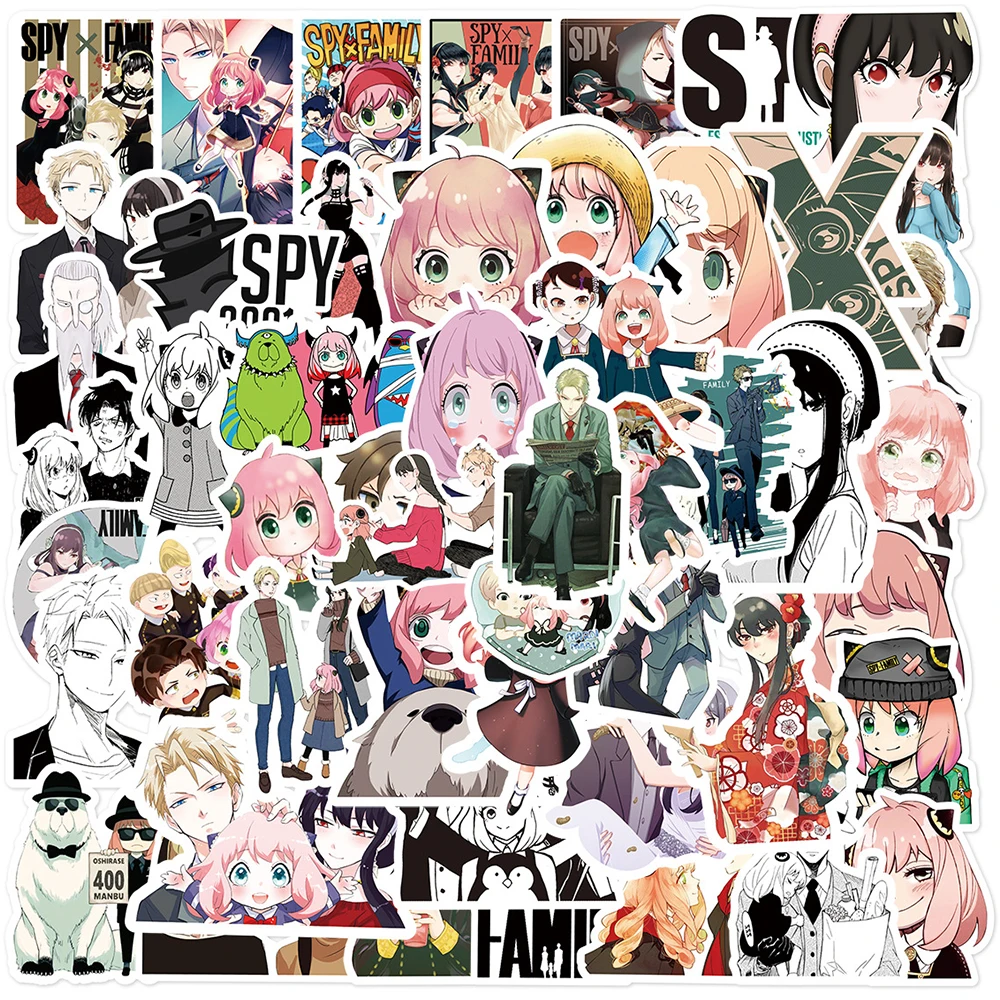 10/30/50/100pcs Cute SPY×FAMILY Cartoon Stickerts Anime Classic Manga Graffiti Sticker Toy for Diary Helmet Cool Decals Kid Toy
10/30/50/100pcs Cute SPY×FAMILY Cartoon Stickerts Anime Classic Manga Graffiti Sticker Toy for Diary Helmet Cool Decals Kid Toy