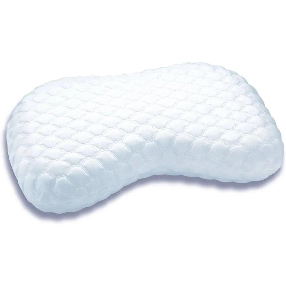Versacurve Curved Memory Foam Pillow, Standard Size, Therapeutic for Neck and Shoulder, Side, Stomach, and Back Sleepers, Mediu
Versacurve Curved Memory Foam Pillow, Standard Size, Therapeutic for Neck and Shoulder, Side, Stomach, and Back Sleepers, Mediu