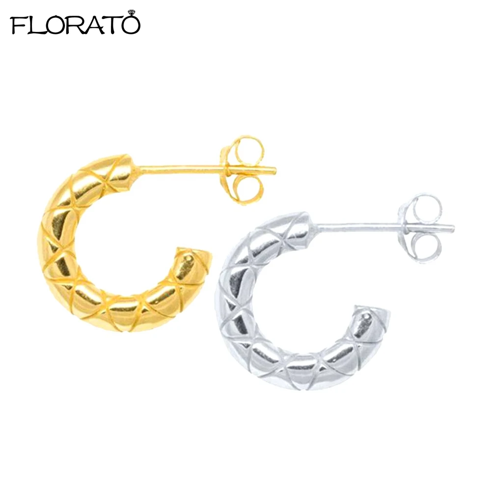 925 Sterling Silver Needle Fashion Gold Color Hoop Earrings for Women 2024 Trend New Wedding Party Ear Jewelry Gift Aretes Mujer
925 Sterling Silver Needle Fashion Gold Color Hoop Earrings for Women 2024 Trend New Wedding Party Ear Jewelry Gift Aretes Mujer