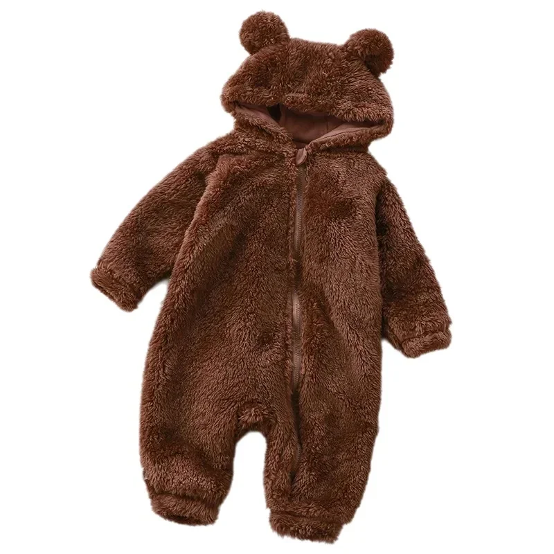 Детские комбинезоны с милым медвежьим узором, зимняя теплая флисовая одежда для новорожденных девочек и мальчиков, комбинезон с капюшоном для младенцев, комбинезоны
Детские комбинезоны с милым медвежьим узором, зимняя теплая флисовая одежда для новорожденных девочек и мальчиков, комбинезон с капюшоном для младенцев, комбинезоны