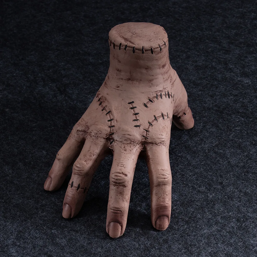 Wednesday Addams Family Latex Hand Ornament Figurine Desktop Horror Movie Decor Halloween Toy Crafts Sculpture Home Decor Gifts
Wednesday Addams Family Latex Hand Ornament Figurine Desktop Horror Movie Decor Halloween Toy Crafts Sculpture Home Decor Gifts