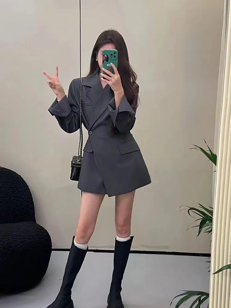 Retro Asymmetric Bla Suit Jaet for Women Ele Personali Winter New Sle High Quali Unique Super Beautiful Trendy Top
Retro Asymmetric Bla Suit Jaet for Women Ele Personali Winter New Sle High Quali Unique Super Beautiful Trendy Top