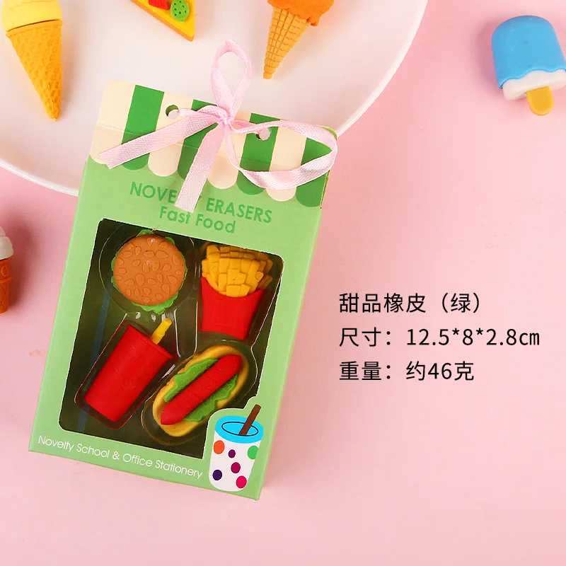 Children's School Rubber School Supplies Accessories Korean Stationery New Cake Funny Eraser Set
Children's School Rubber School Supplies Accessories Korean Stationery New Cake Funny Eraser Set