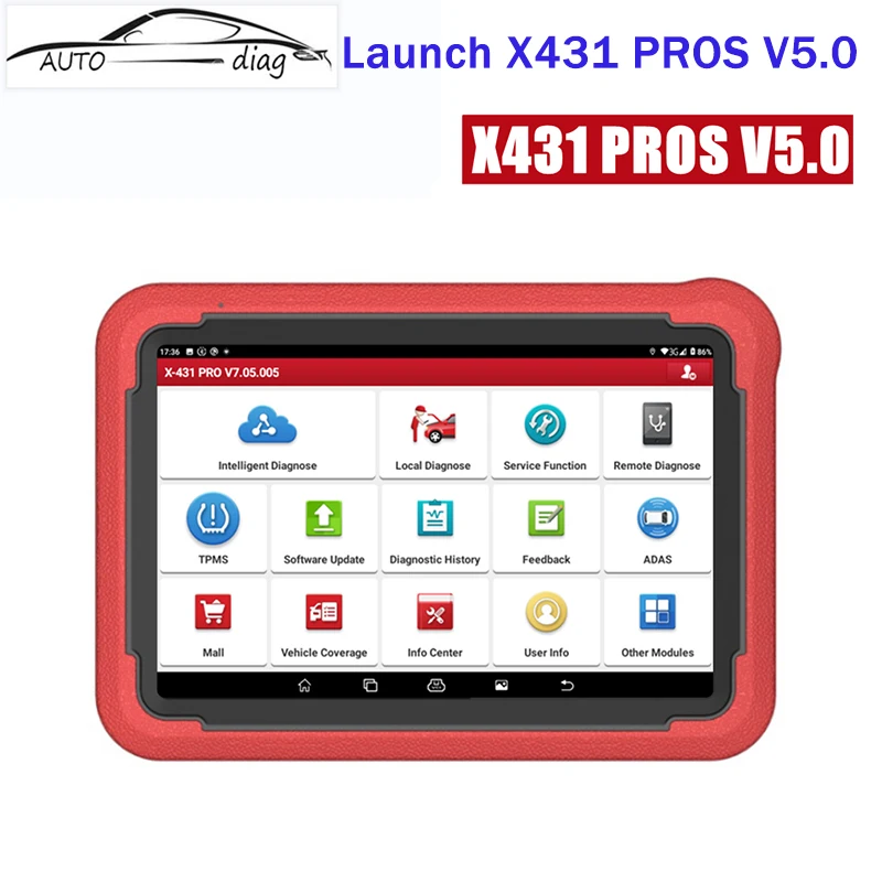 Launch X431 PROS V5.0 Car Diagnostic Tool Full System with TPMS Supports CANFD and DOIP Upgrade Version of X431 PROS V1.0
Launch X431 PROS V5.0 Car Diagnostic Tool Full System with TPMS Supports CANFD and DOIP Upgrade Version of X431 PROS V1.0