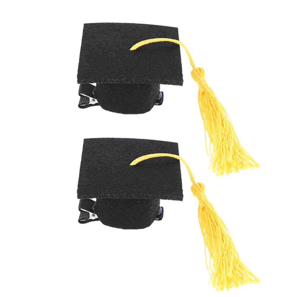 2pcs Mini Graduation Party Graduation Hat Hair Clips Accessories Craft Decoration Mini Doctoral Hat Hair Clips Photo Props
2pcs Mini Graduation Party Graduation Hat Hair Clips Accessories Craft Decoration Mini Doctoral Hat Hair Clips Photo Props