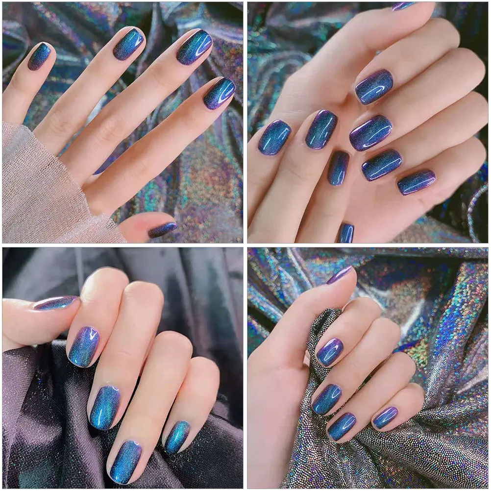 24Pcs Cat Eye Nail Art Patches Color Changing Durable High Quality Nail Decals Perfect for Parties DIY Removable Fake Nails
24Pcs Cat Eye Nail Art Patches Color Changing Durable High Quality Nail Decals Perfect for Parties DIY Removable Fake Nails