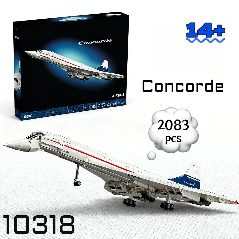 Конструктор Disney Creation 10318 «Сверхзвуковой самолет Конкорд» из 2083 деталей, коллекционная серия, для декора дома, подарок на день рождения
Конструктор Disney Creation 10318 «Сверхзвуковой самолет Конкорд» из 2083 деталей, коллекционная серия, для декора дома, подарок на день рождения