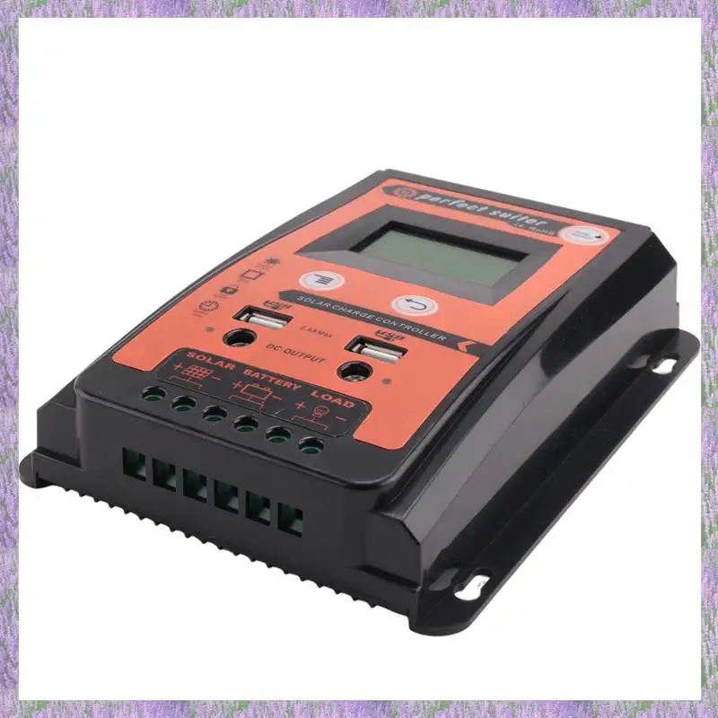 A63K-30A MPPT PWM Solar Charge Controller 12V 24V Solar Panel Battery Regulator Dual USB Port LCD Display
A63K-30A MPPT PWM Solar Charge Controller 12V 24V Solar Panel Battery Regulator Dual USB Port LCD Display
