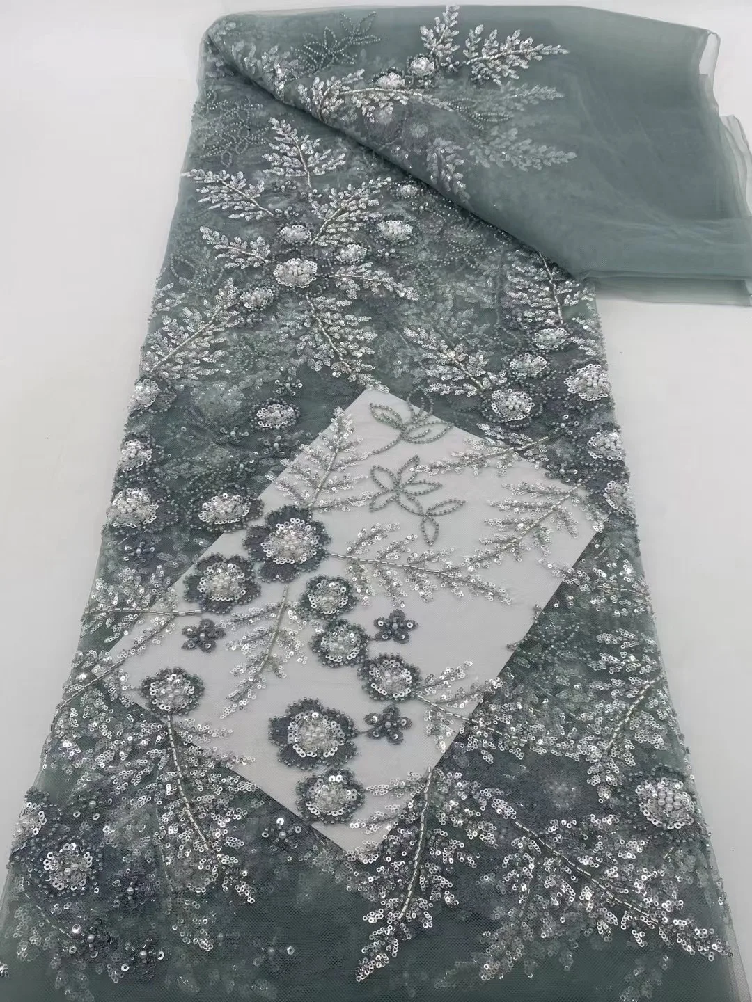 African Nigerian Sequins Embroidery Tulle Lace Fabric, Sewing Beads Stone Prom Dresses, High Quality, 5Yards, 2025 DP0338
African Nigerian Sequins Embroidery Tulle Lace Fabric, Sewing Beads Stone Prom Dresses, High Quality, 5Yards, 2025 DP0338