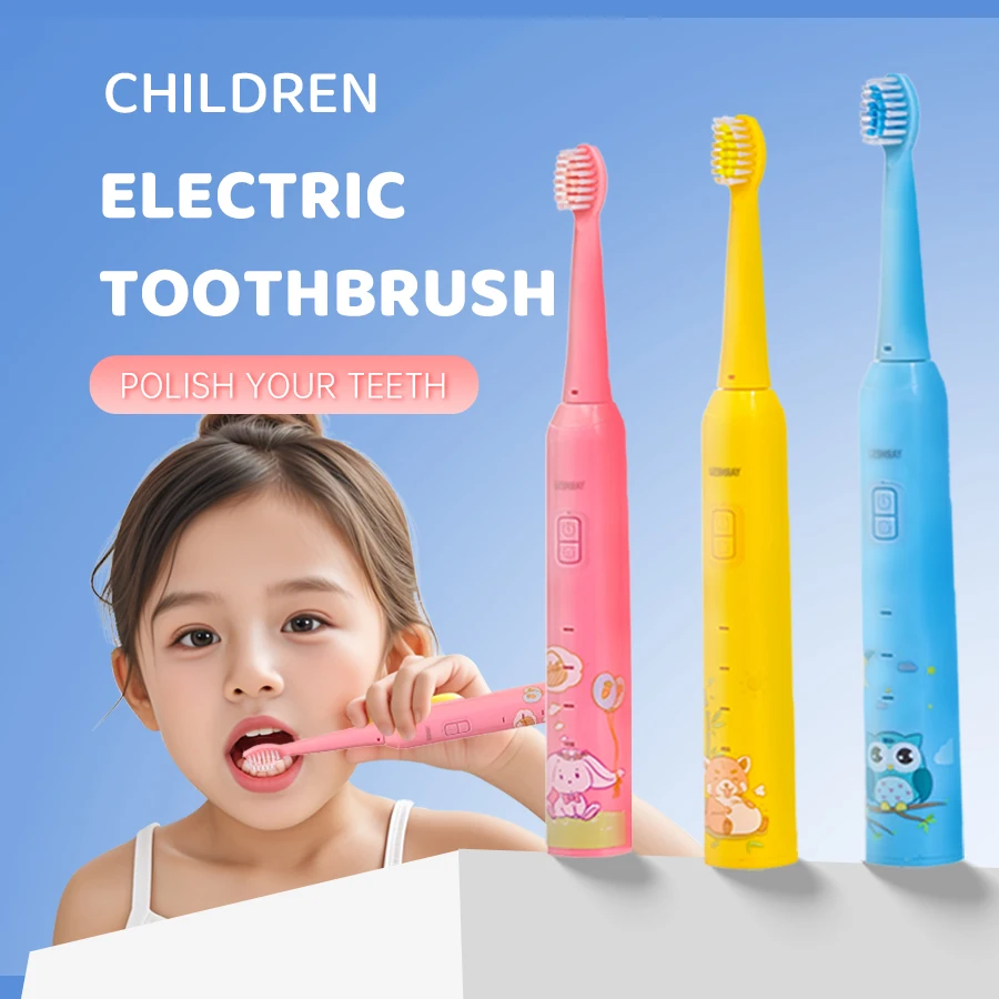 Jian BrandДетская электрическая зубная щетка DuPont с мягкими волосами IPX7, водонепроницаемая, перезаряжаемая
Jian BrandДетская электрическая зубная щетка DuPont с мягкими волосами IPX7, водонепроницаемая, перезаряжаемая