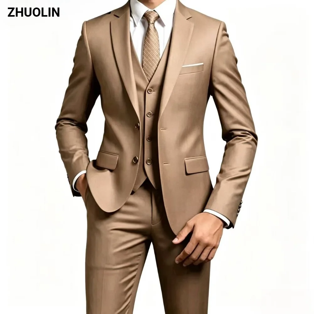 2026 New Men's Suits Elegant 2 Piece Set Lightweight Korean Casual Slim Fit Solid Color Fashion Social Groom Wedding
2026 New Men's Suits Elegant 2 Piece Set Lightweight Korean Casual Slim Fit Solid Color Fashion Social Groom Wedding