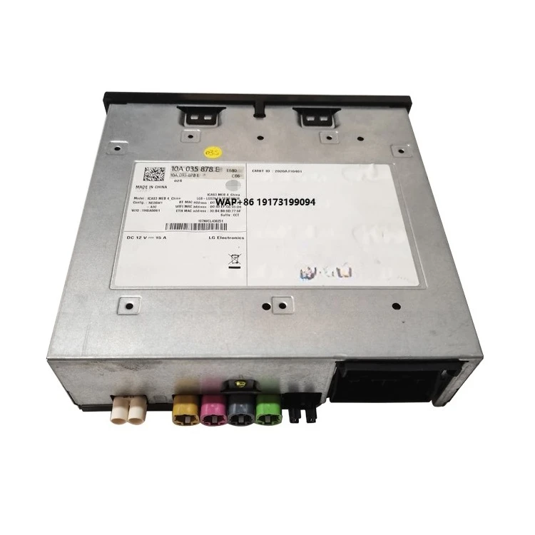 OE 10A035878E ID4 Spare Parts Auto Multimedia Control Unit for VW ID3 ID6 ID4 CROZZ Car Accessories 10A035844B 10A035844C
OE 10A035878E ID4 Spare Parts Auto Multimedia Control Unit for VW ID3 ID6 ID4 CROZZ Car Accessories 10A035844B 10A035844C