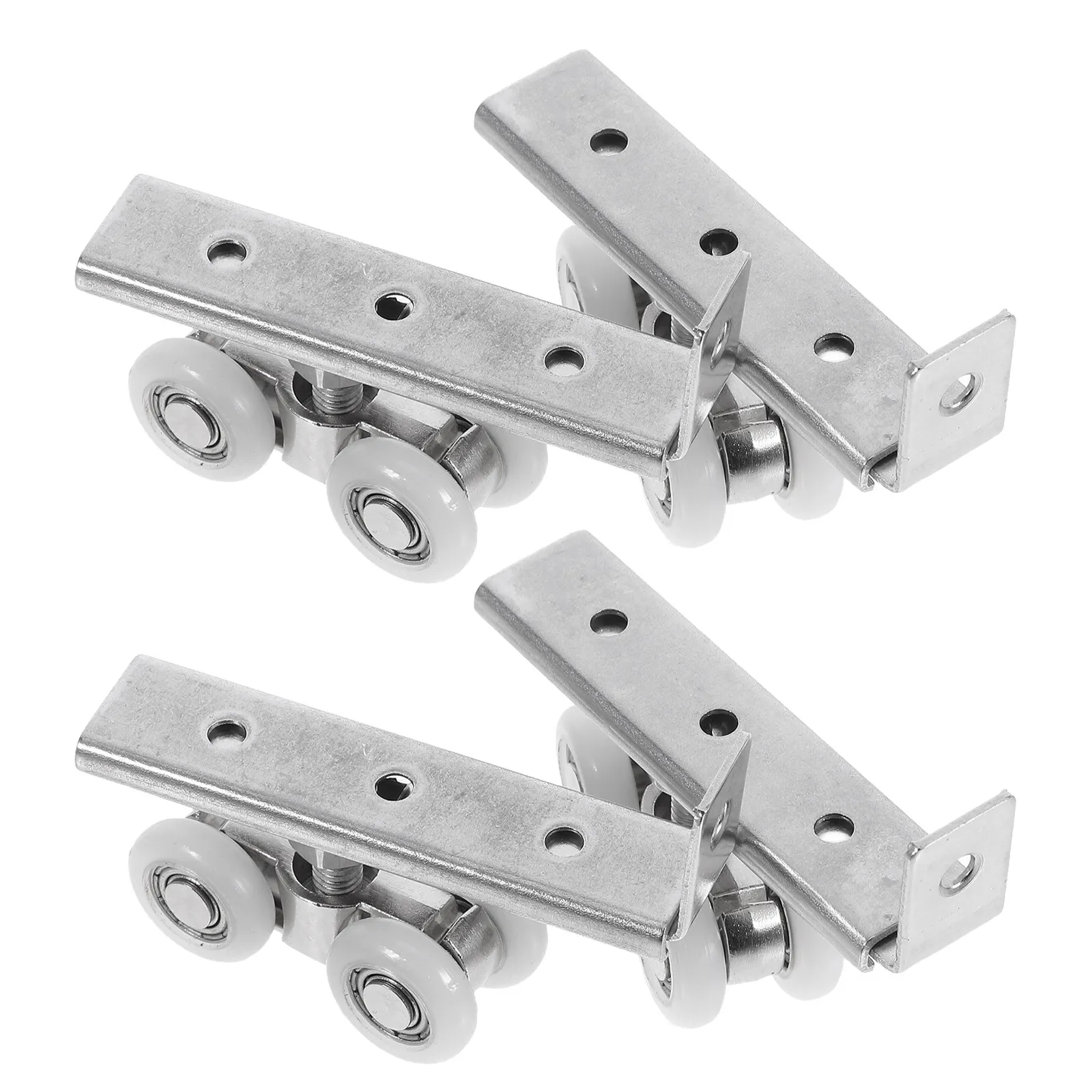 2Sets Sturdy Stainless Steel Sliding Door Hanging Wheels Silent Smooth Operation for Pocket Wardrobe Cabinet Glass Doors Track
2Sets Sturdy Stainless Steel Sliding Door Hanging Wheels Silent Smooth Operation for Pocket Wardrobe Cabinet Glass Doors Track