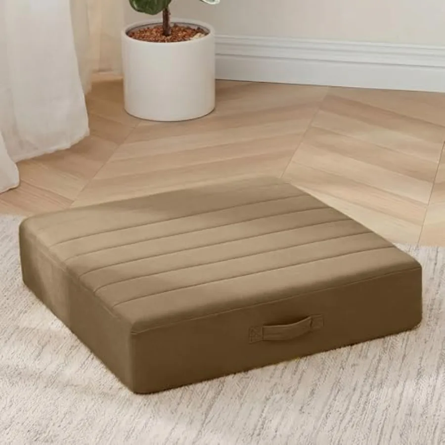 Square Floor Pillow Seatg for Adults Large Meditation Cushion Floor Pillow with Thick Foam and Soft Tufted Cover Washable Big P
Square Floor Pillow Seatg for Adults Large Meditation Cushion Floor Pillow with Thick Foam and Soft Tufted Cover Washable Big P