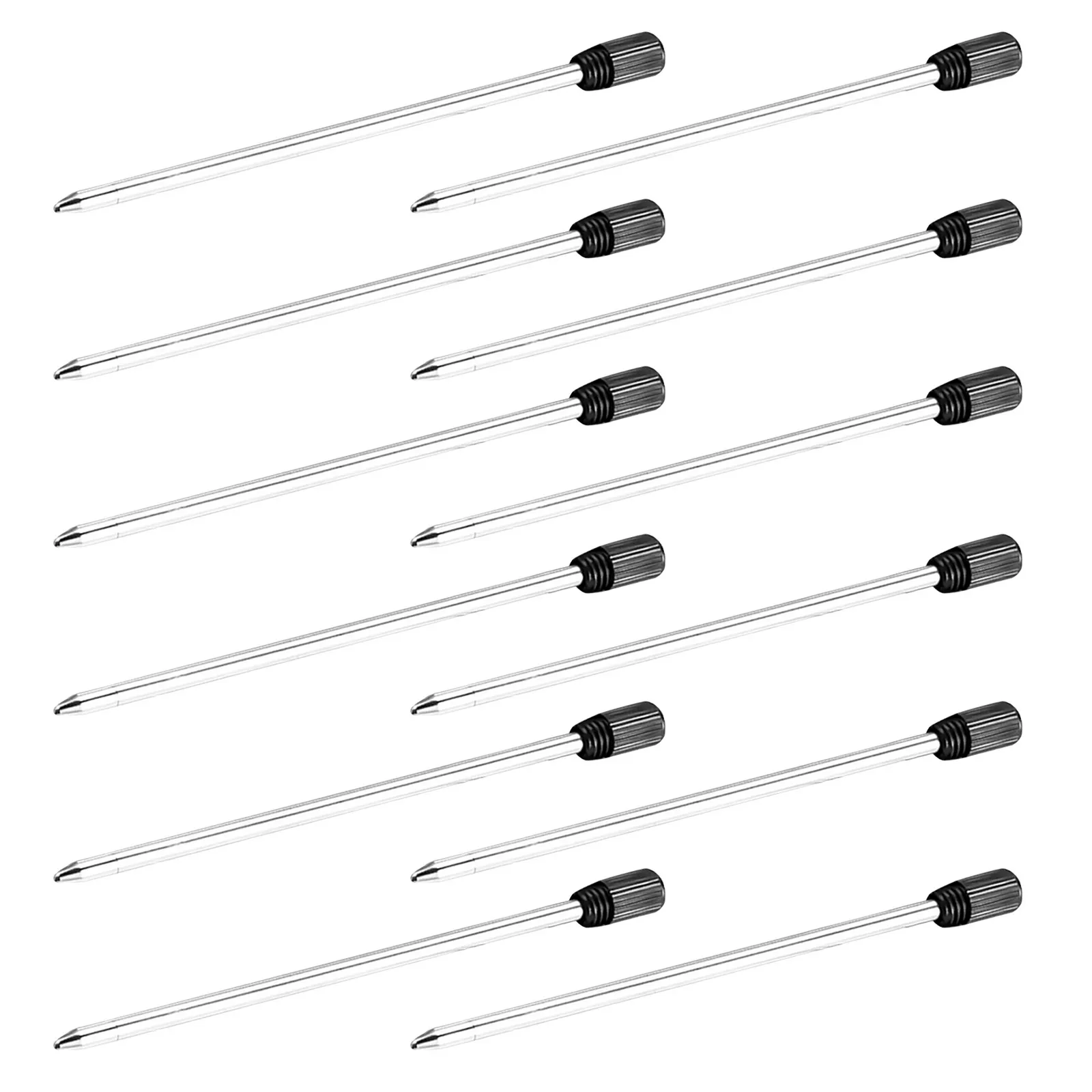 12Pcs Metal Pen Refill Easy Smooth Writing Standard Ballpoint Pen Refills Black Ink Suitable for Cross and Other Brand Pens
12Pcs Metal Pen Refill Easy Smooth Writing Standard Ballpoint Pen Refills Black Ink Suitable for Cross and Other Brand Pens
