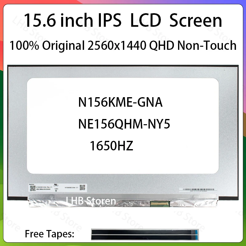 15.6 Inch 165Hz Laptop LCD Screen N156KME-GNA For Asus ROG Zephyrus G15 GA503Q Gaming Display Panel IPS 100% DCI-P3 eDP 40 Pins
15.6 Inch 165Hz Laptop LCD Screen N156KME-GNA For Asus ROG Zephyrus G15 GA503Q Gaming Display Panel IPS 100% DCI-P3 eDP 40 Pins