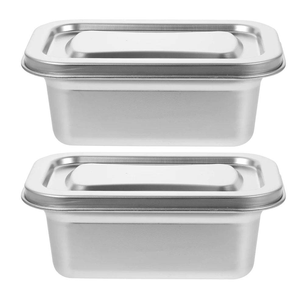 2Pcs Stainless Steel Ice Cream Box Containers Kitchen Fruit Storage Fridge Organizer Reusable Airtight Metal Container
2Pcs Stainless Steel Ice Cream Box Containers Kitchen Fruit Storage Fridge Organizer Reusable Airtight Metal Container