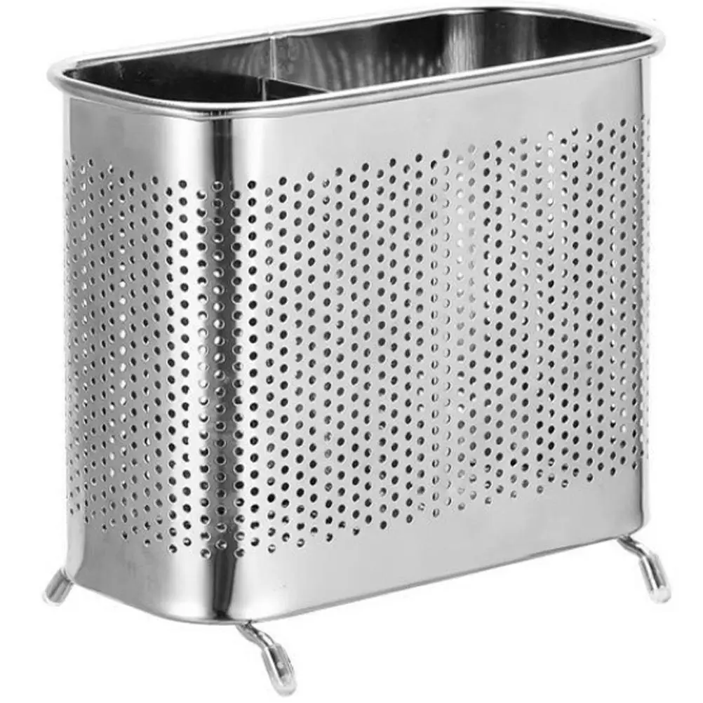 Stainless Steel Chopstick Holder Cutlery Drainer Organiser Desktop Utensil Kitchen Supplies Self Draining Holes Storage
Stainless Steel Chopstick Holder Cutlery Drainer Organiser Desktop Utensil Kitchen Supplies Self Draining Holes Storage