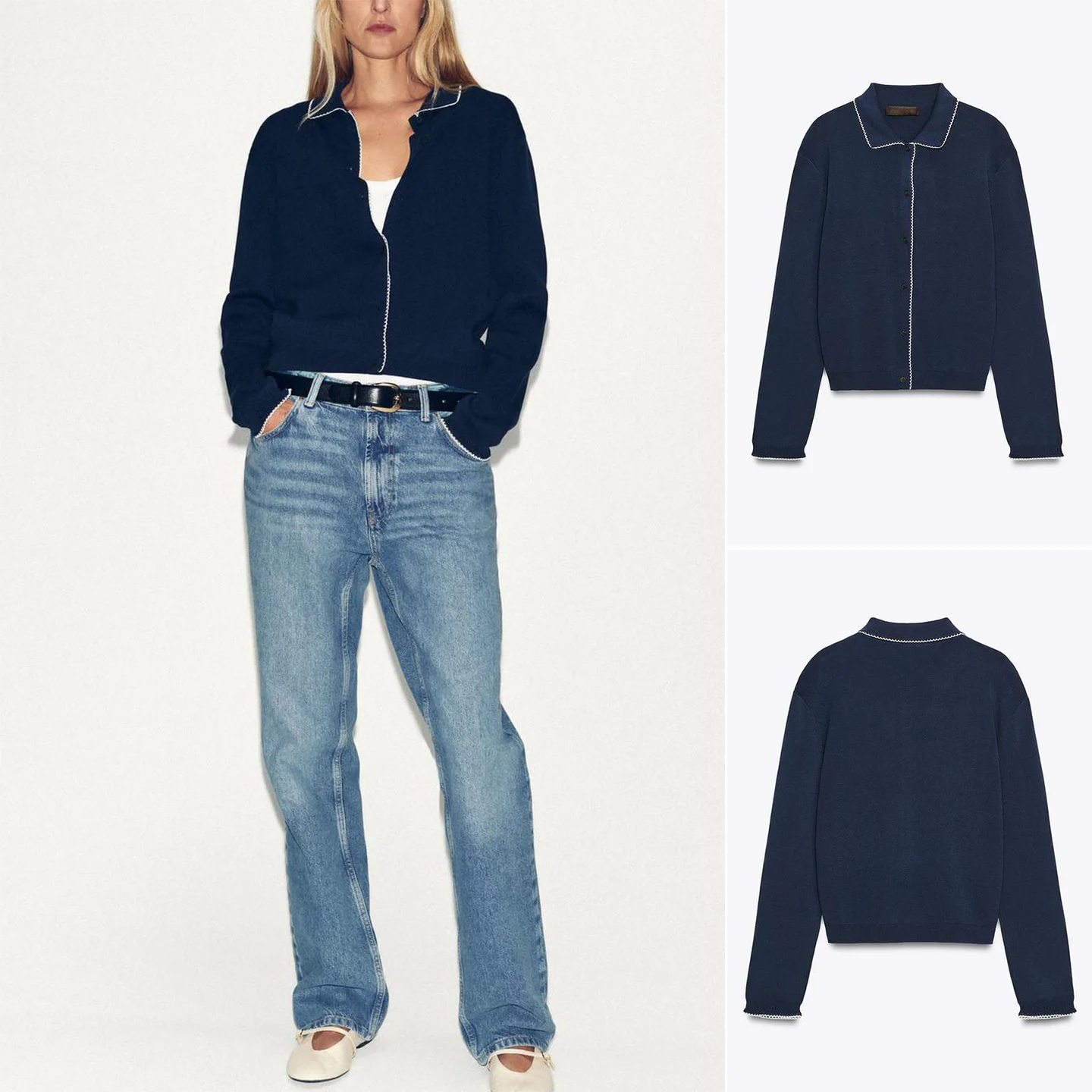 Color Blo Wave Pattern Long Sve Knitted Jaet Small round Collar Button up Luxury Sle Polyester Fiber Women's Outerwear
Color Blo Wave Pattern Long Sve Knitted Jaet Small round Collar Button up Luxury Sle Polyester Fiber Women's Outerwear