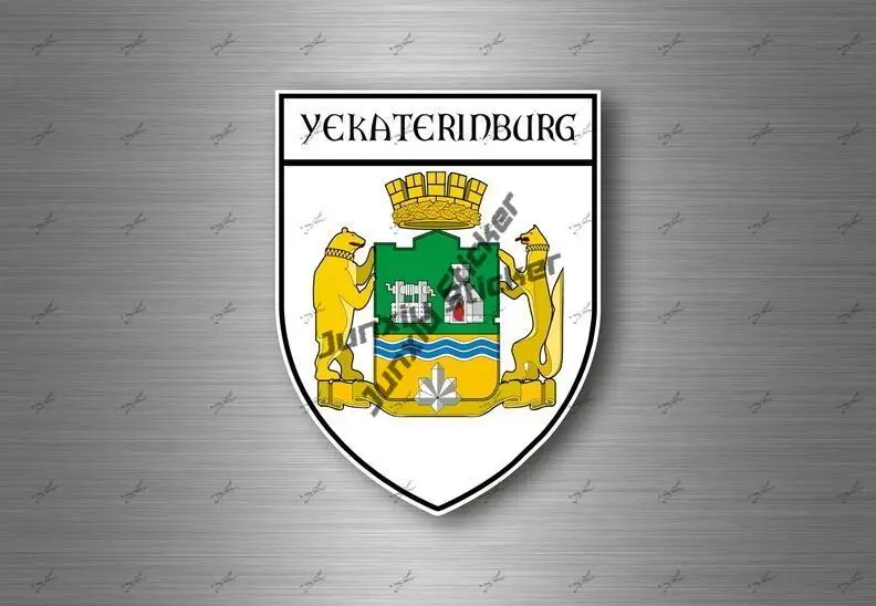Coat of Arms of Yekaterinburg Russia Shield Sign Sticker Yekaterinburg Russia Badge Reflective-silver Decal for Car Bumper Motor
Coat of Arms of Yekaterinburg Russia Shield Sign Sticker Yekaterinburg Russia Badge Reflective-silver Decal for Car Bumper Motor