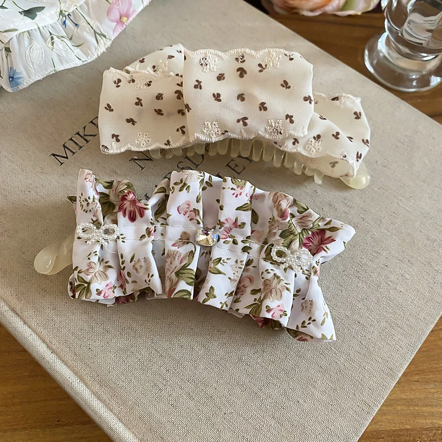 2026 New Pastoral Style Fabric Floral Bow Hair Clip High Grade Exquisite Sweet Daily Commuting Versatile Hair Accessories
2026 New Pastoral Style Fabric Floral Bow Hair Clip High Grade Exquisite Sweet Daily Commuting Versatile Hair Accessories