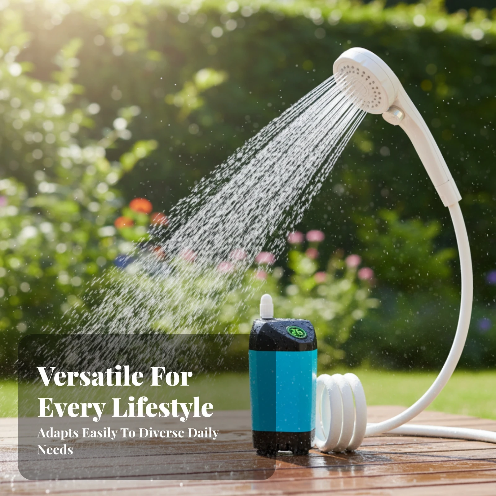 Portable Adjustable Water Stream USB Rechargeable Shower Kit Self-Priming Shower Pump
Portable Adjustable Water Stream USB Rechargeable Shower Kit Self-Priming Shower Pump
