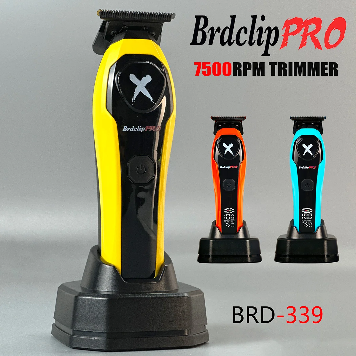 BRDCLIP BRD 339 Professional Barber Hair Trimmer 7500RPM DLC Ceramic Blade Base Charger LCD Display Finished Machine Salon Use
BRDCLIP BRD 339 Professional Barber Hair Trimmer 7500RPM DLC Ceramic Blade Base Charger LCD Display Finished Machine Salon Use