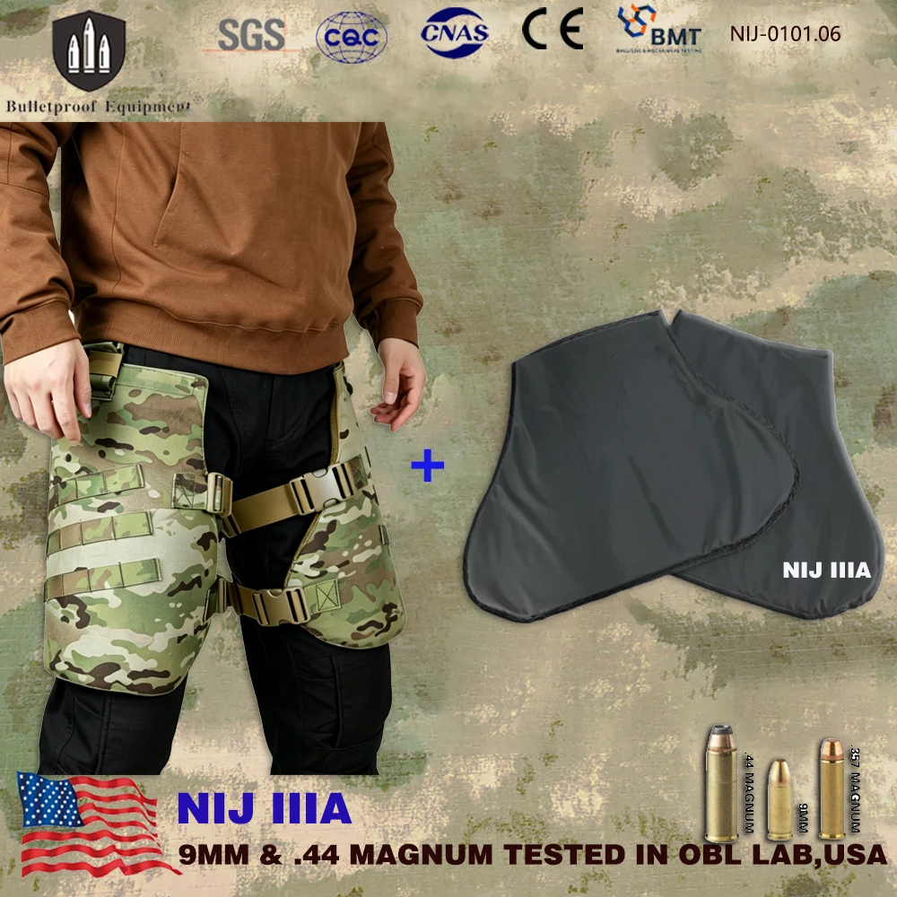 Real NIJ IIIA.44mag Self-Defense Ballistic Tactical Leg Guards Protection Quick-Release XL Size Bulletproof Thigh Guard
Real NIJ IIIA.44mag Self-Defense Ballistic Tactical Leg Guards Protection Quick-Release XL Size Bulletproof Thigh Guard