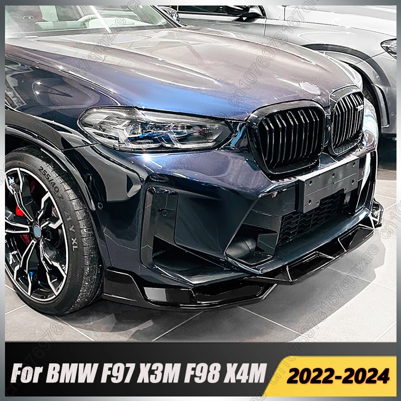 For BMW F97 X3M F98 X4M LCI 2022-2024 Car Front Lower Bumper Spoiler Lip Spoiler Diffuser Guard Cover Body Kits Tuning
For BMW F97 X3M F98 X4M LCI 2022-2024 Car Front Lower Bumper Spoiler Lip Spoiler Diffuser Guard Cover Body Kits Tuning