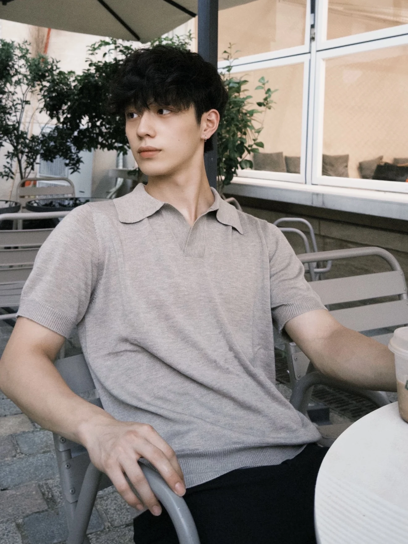 Comfortable Knitted Neck Short Sleeve T-Shirt Casual Loose Fit Skin-friendly Breathable Male Summer Leisure Cleanfit
Comfortable Knitted Neck Short Sleeve T-Shirt Casual Loose Fit Skin-friendly Breathable Male Summer Leisure Cleanfit