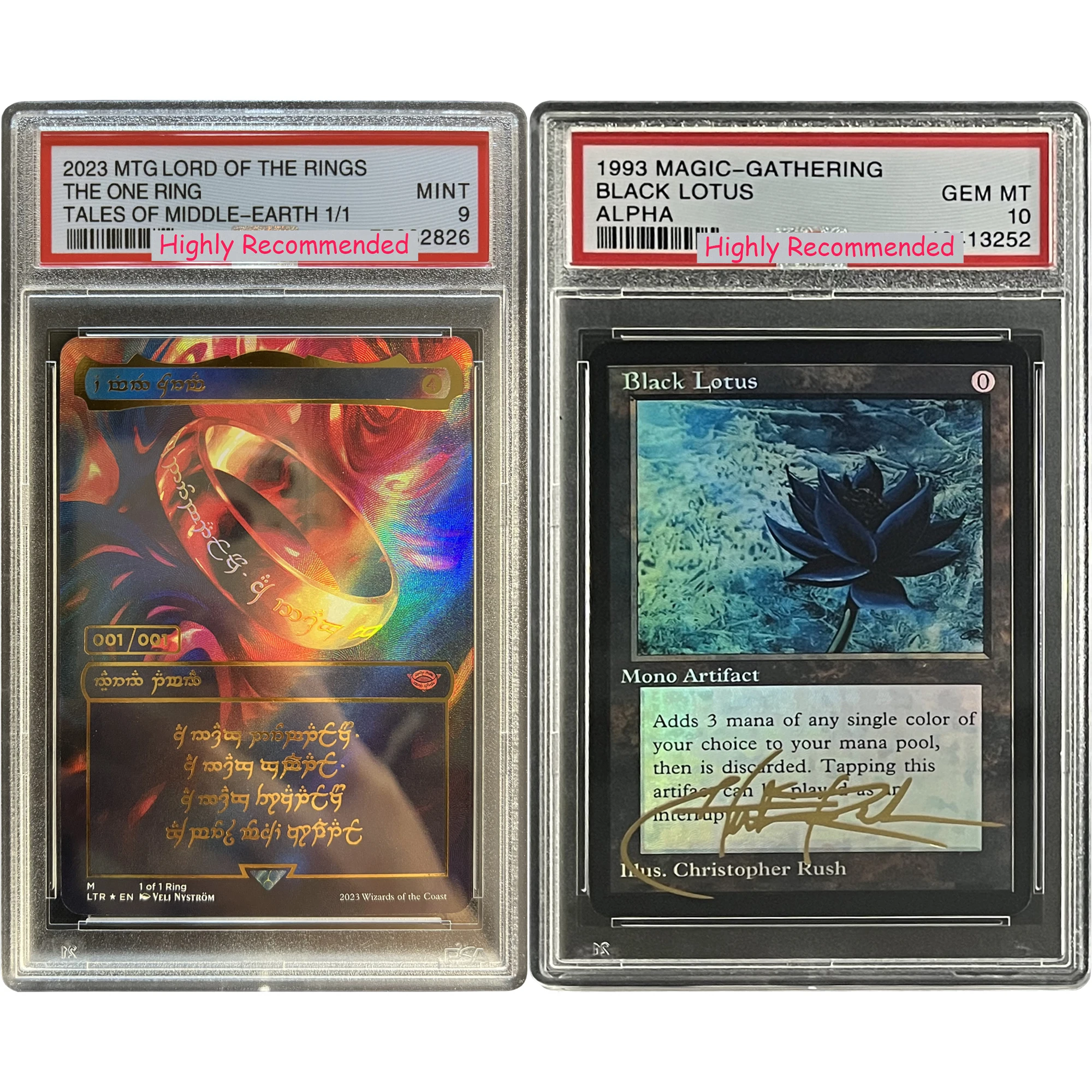 TCG Lord of The Ring Black Lotus Collection Card Copy Version Rating Card Anime Game Card Diy Gift Toys
TCG Lord of The Ring Black Lotus Collection Card Copy Version Rating Card Anime Game Card Diy Gift Toys