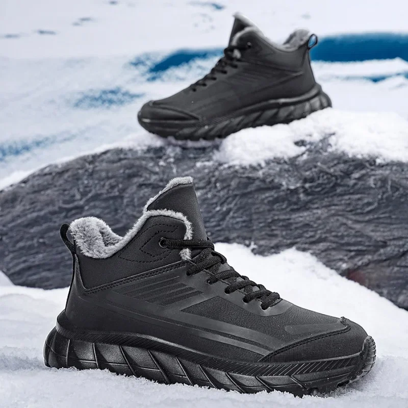 Winter Men Walking Shoes Lightweight Hiking Shoes Warm Mens Boots Waterproof Man Snow Boots Anti-slip Leather Running Sneakers
Winter Men Walking Shoes Lightweight Hiking Shoes Warm Mens Boots Waterproof Man Snow Boots Anti-slip Leather Running Sneakers
