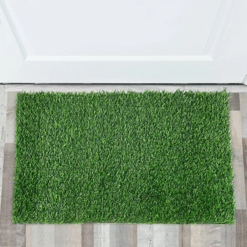 non slip artificial grass door mat black turf outdoor rug fake grass foot mat front entrance decor waterproof carpet
non slip artificial grass door mat black turf outdoor rug fake grass foot mat front entrance decor waterproof carpet