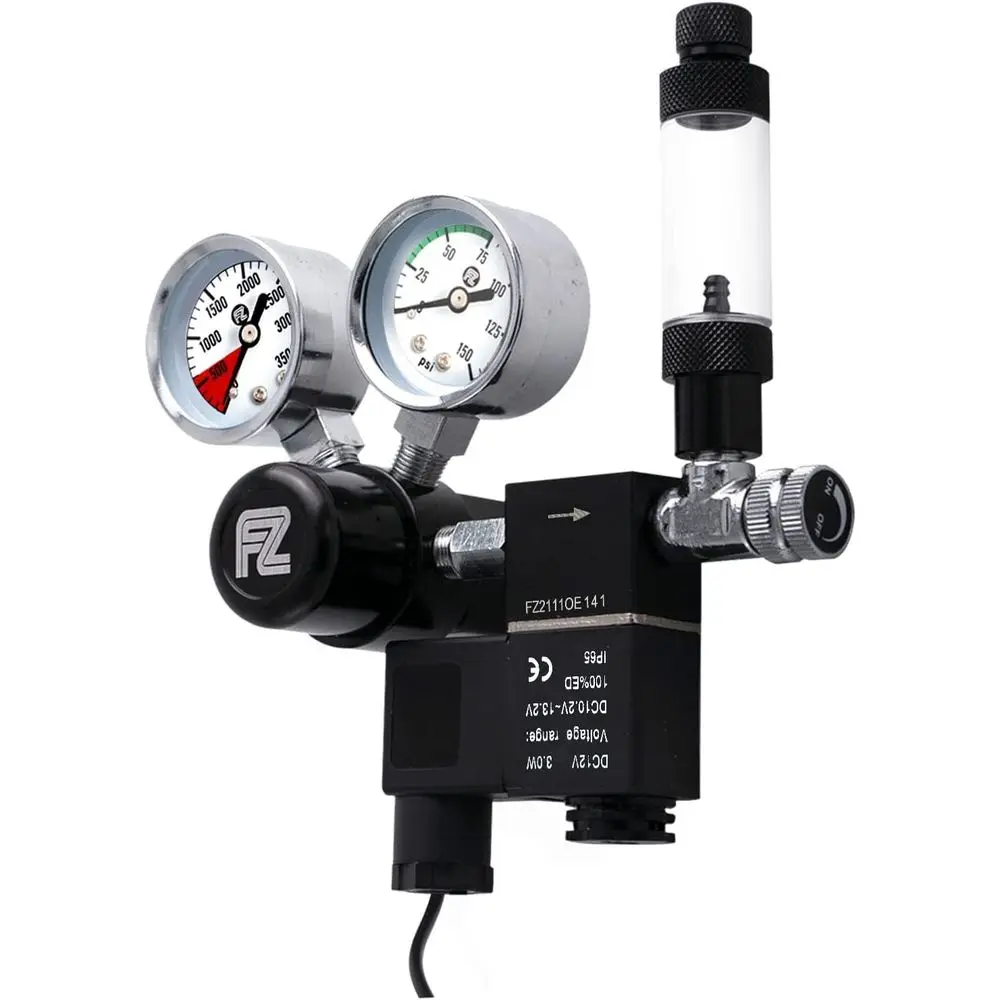 DIY CO2 System with DC Solenoid, Bubble Counter, and Check Valve for Aquarium Plant Growth, CGA320 Cylinder
DIY CO2 System with DC Solenoid, Bubble Counter, and Check Valve for Aquarium Plant Growth, CGA320 Cylinder